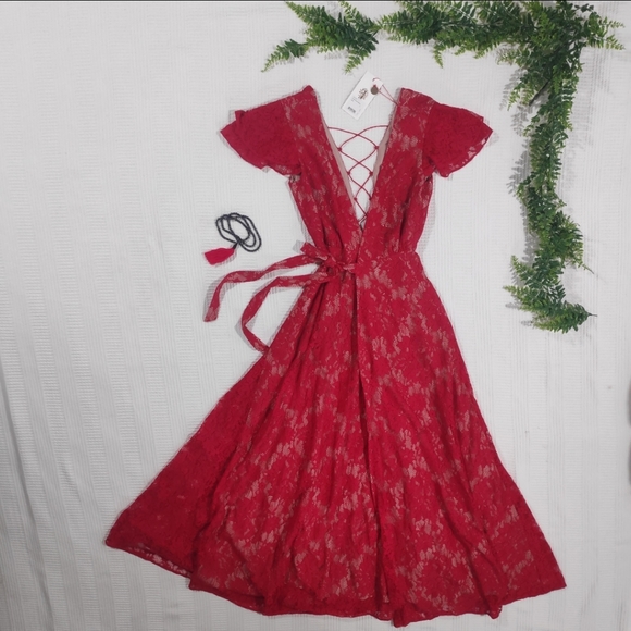 NWT The Jetset Diaries Piazza Ruby Maxi Dress S - Picture 5 of 7